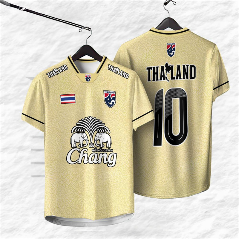 Thai Silk Blouse - T-shirt da uomo con numero 10
