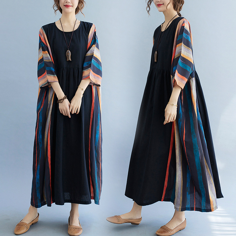 Fashion Ethnic Indian Clothing - Abito pakistano indiano Donna Stile bohemien