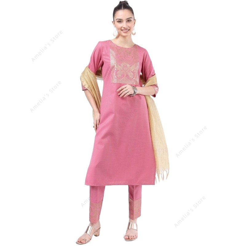 Salwar Kameez Set - Set da donna indiano/ pakistano rosa