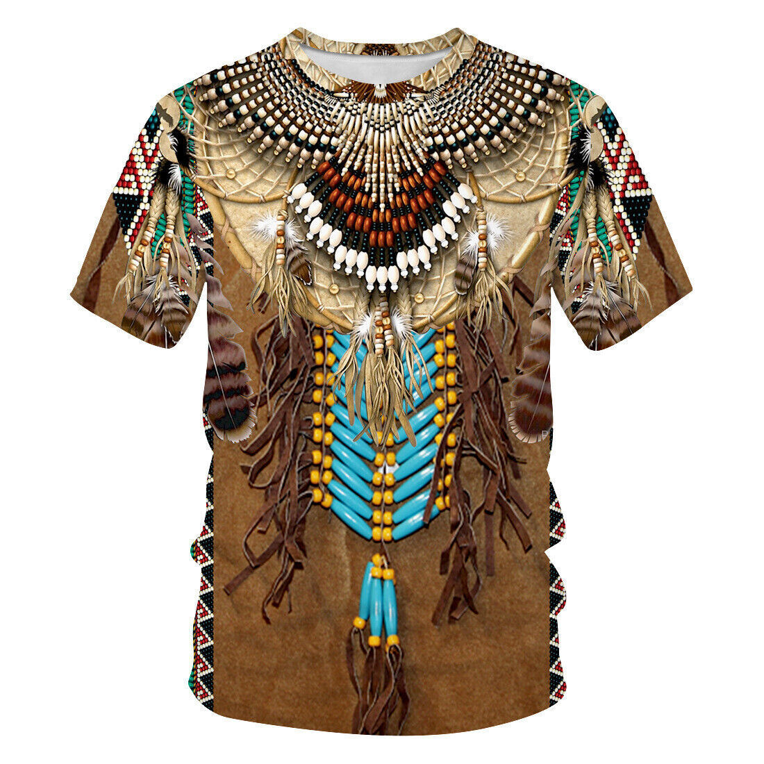 Fashion Ethnic Indian Clothing - T-shirt con stampa 3D in stile