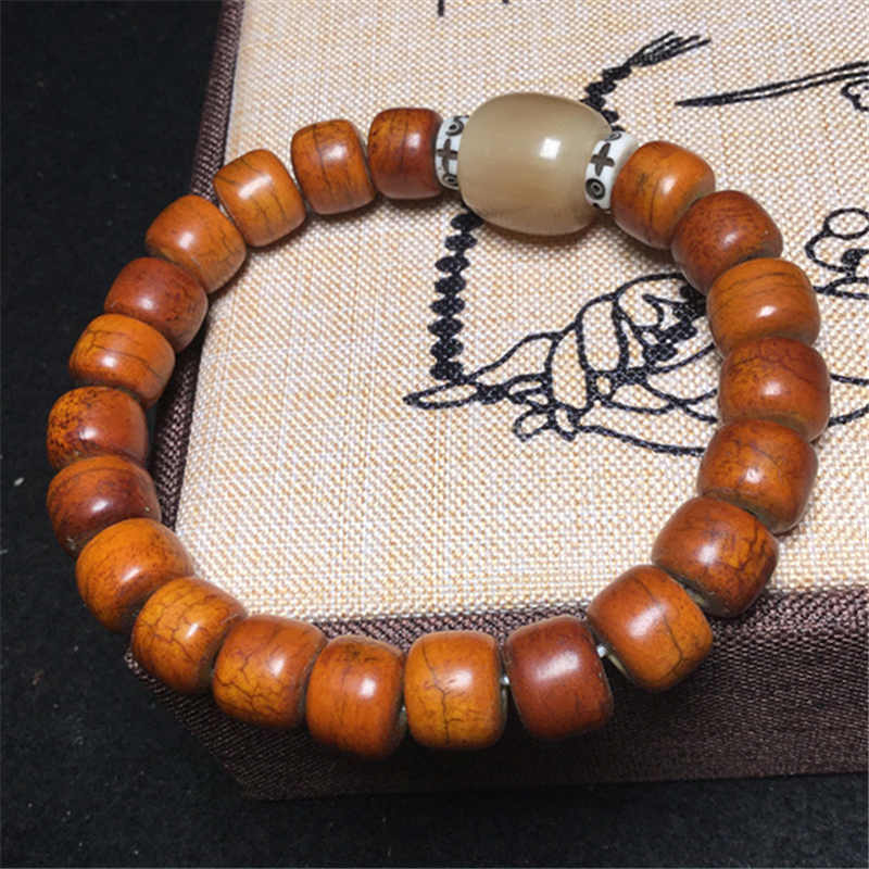 Ethnic Fashion Com - Bracciale tibetano elasticizzato vecchio colore con