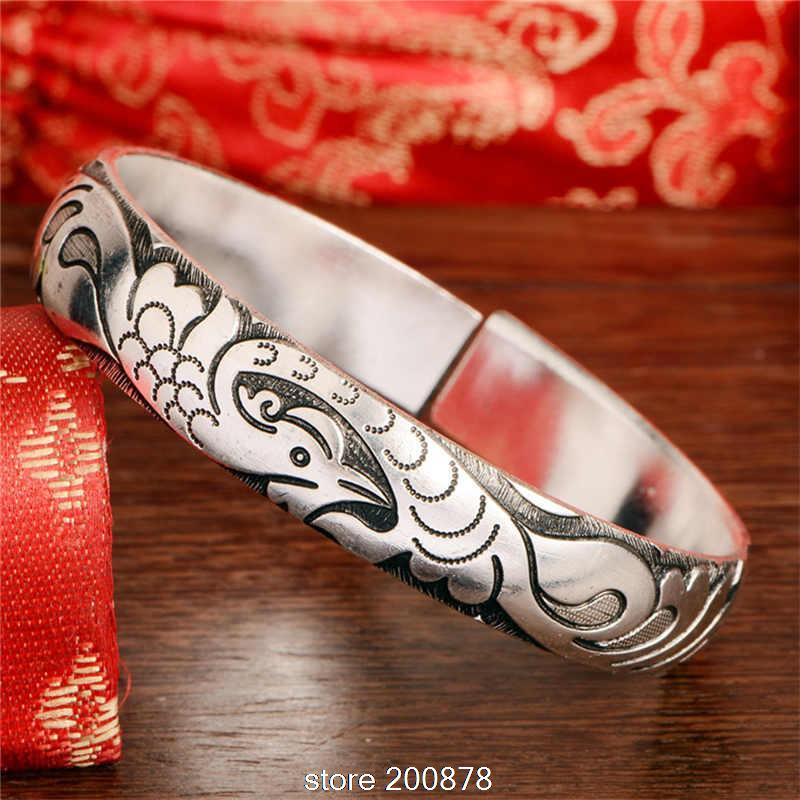 Ethnic Fashion Com - Bracciali tibetani Phenxi Totem, bracciale aperto