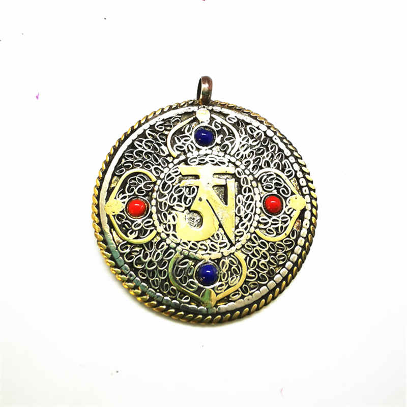 Ethnic Fashion Com - Tibet OM Amuleto Pendenti Gioielli tibetani