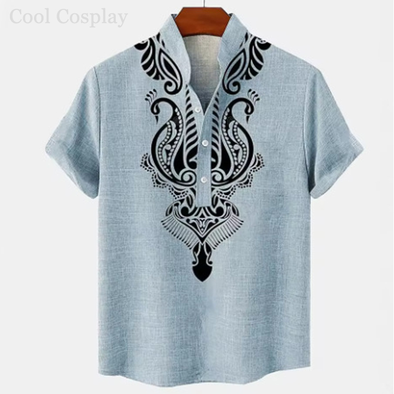 Camicia Henley Retrò da Uomo c - Ethnic Fashion Style recensione e prezzo