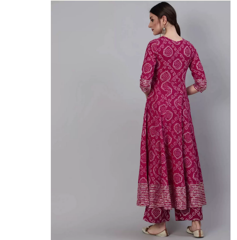 Set di 3 Pezzi in Puro Cotone  - Salwar Kameez Set recensione e prezzo