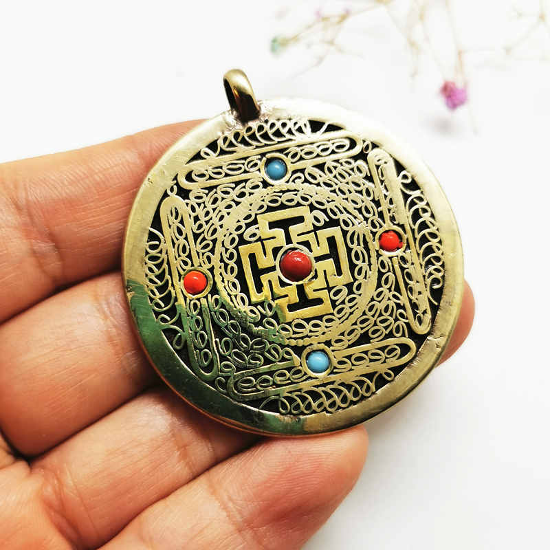 Ciondoli Mandala Rotondi in Ra - Ethnic Fashion Com recensione e prezzo
