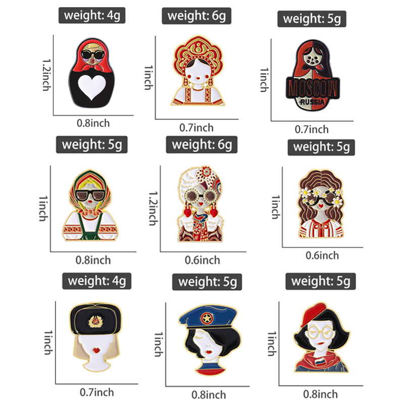 Cartoon Russian Girls Personag - Ethnic Fashion Images recensione e prezzo
