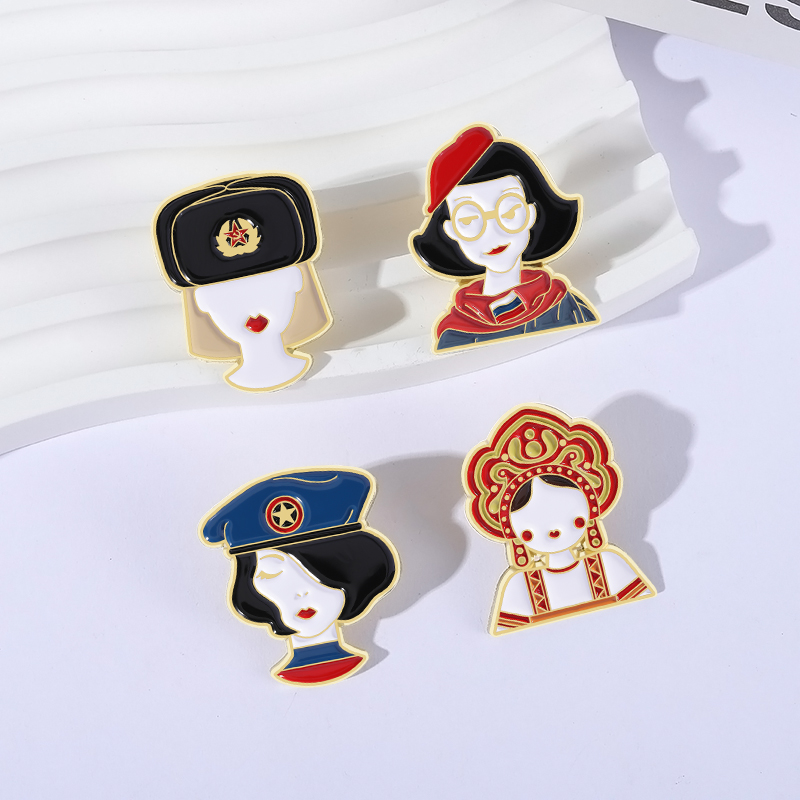 Cartoon Russian Girls Personag - Ethnic Fashion Images recensione e prezzo