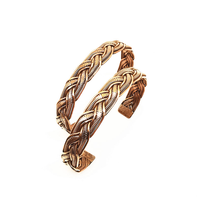 Bracciali aperti larghi in ram - Ethnic Fashion Com recensione e prezzo